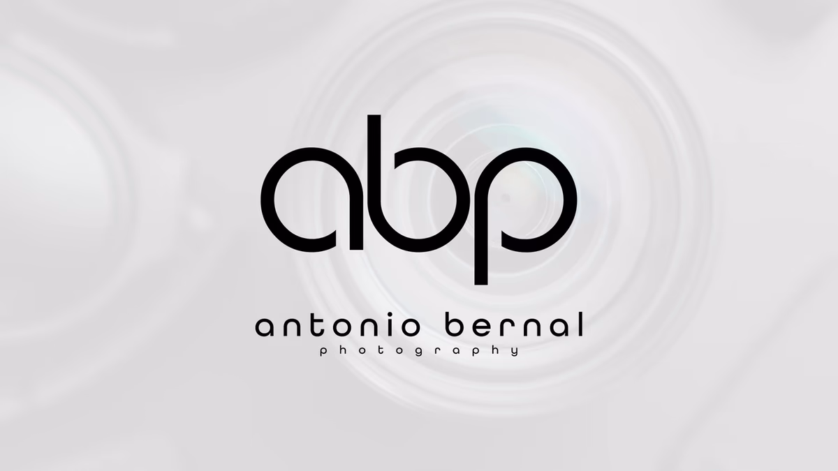 Antonio Bernal Photography custom abp monogram and wordmark brand identity designed by Desque