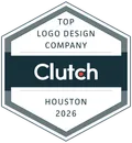 Clutch Top Logo Design Company Houston 2026 badge. View Desque's Clutch profile