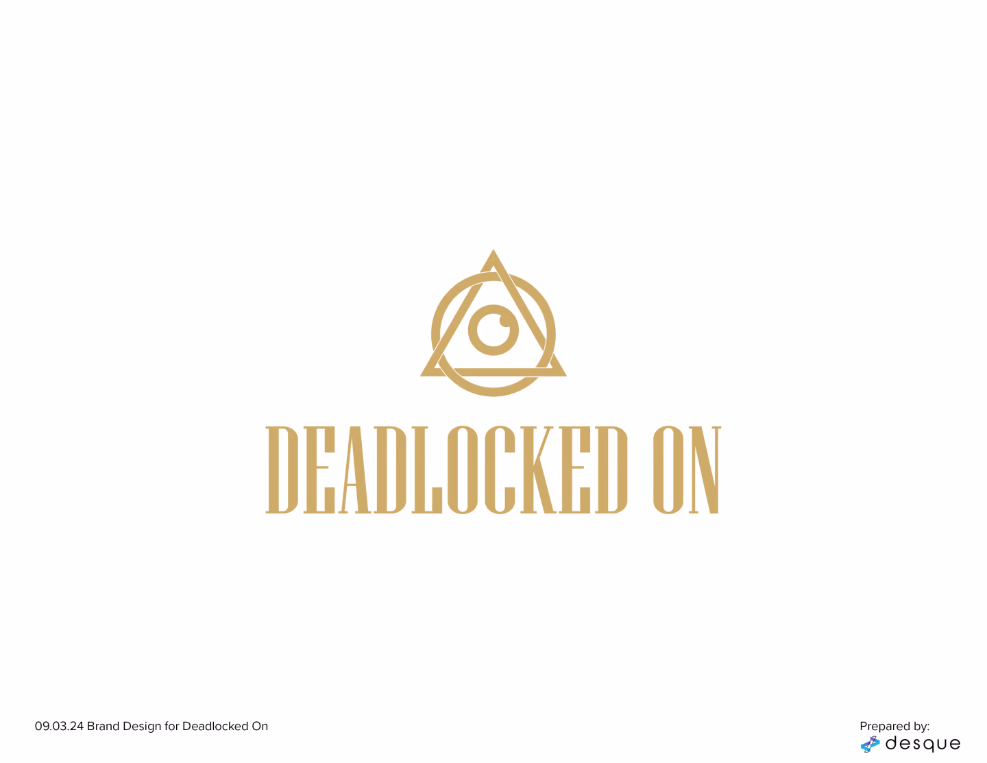 Deadlocked On logo concept 1 by Desque
