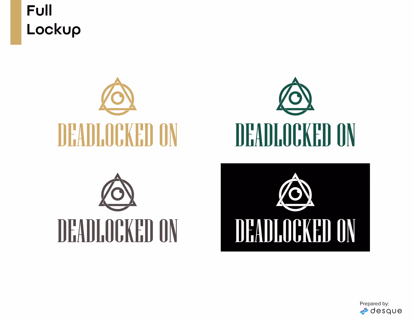 Deadlocked On logo concept 2 by Desque