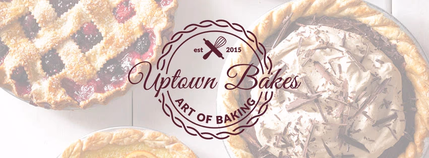 Uptown Bakes Facebook cover photo designed by Desque
