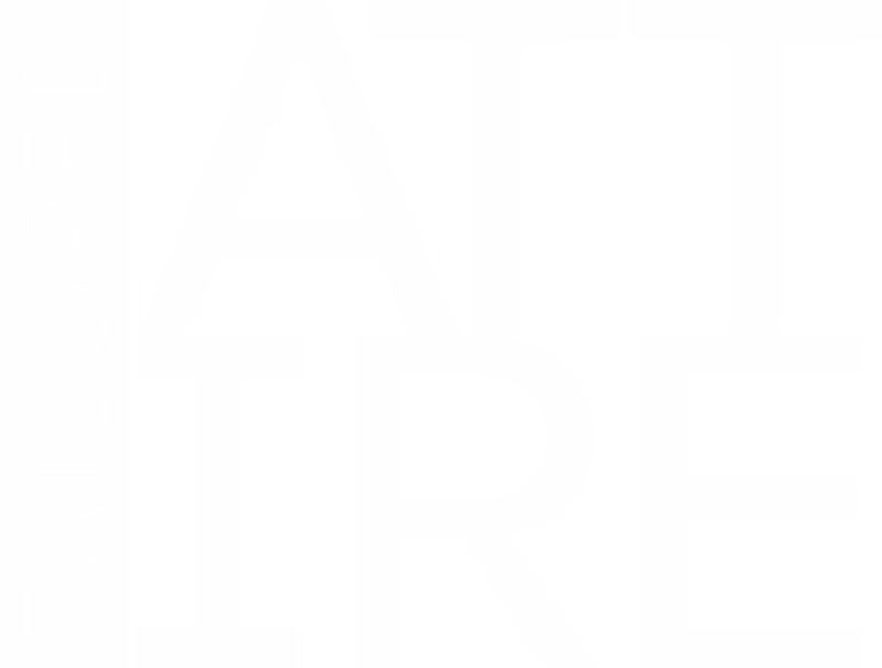 Tailored Attire full logo lockup in white designed by Desque for reverse and dark background use