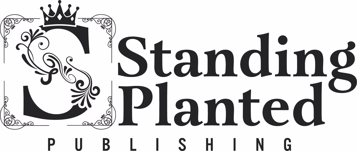 Standing Planted Publishing dark full lockup designed by Desque