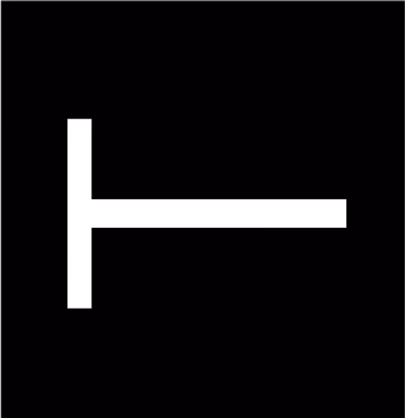 Tailored Attire iconic mark in black designed by Desque, condensed symbol for small-scale and embroidery use