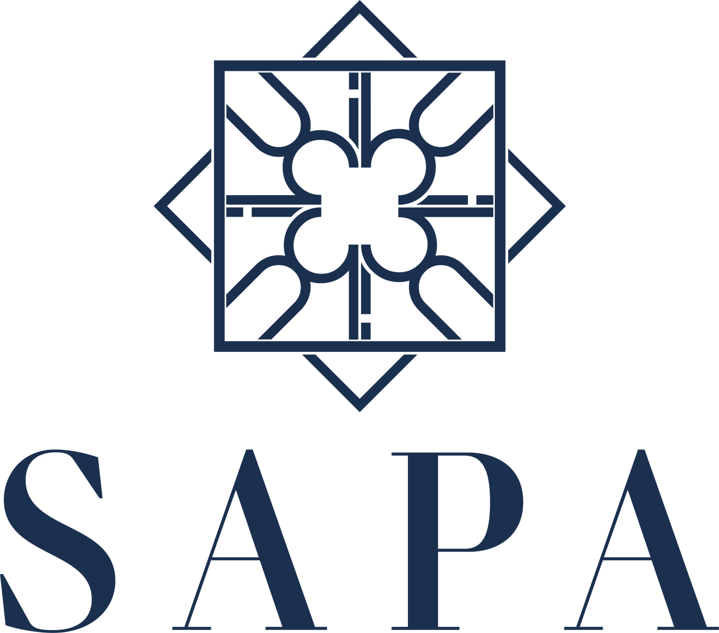 Sapa and Co blue colorway logo designed by Desque