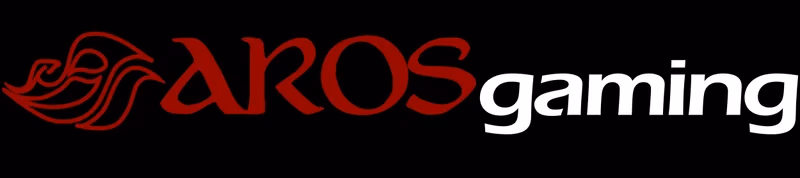 Aros Gaming logo applied to a lanyard for an esports event