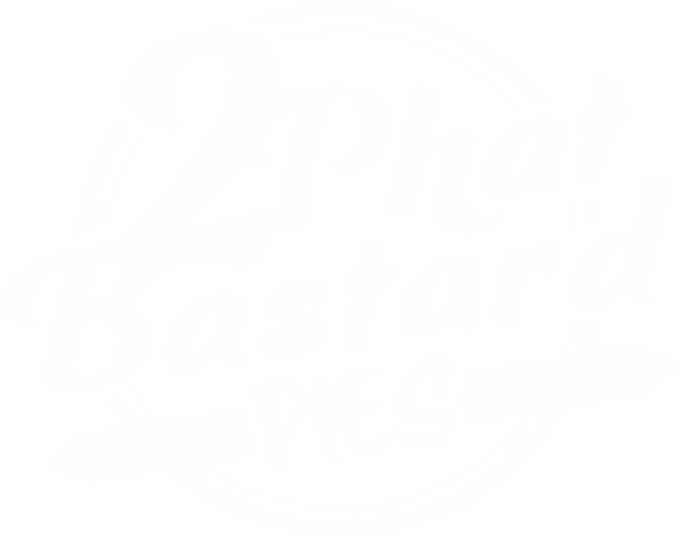2 Phat Bastard Pies reverse logo on a dark background designed by Desque