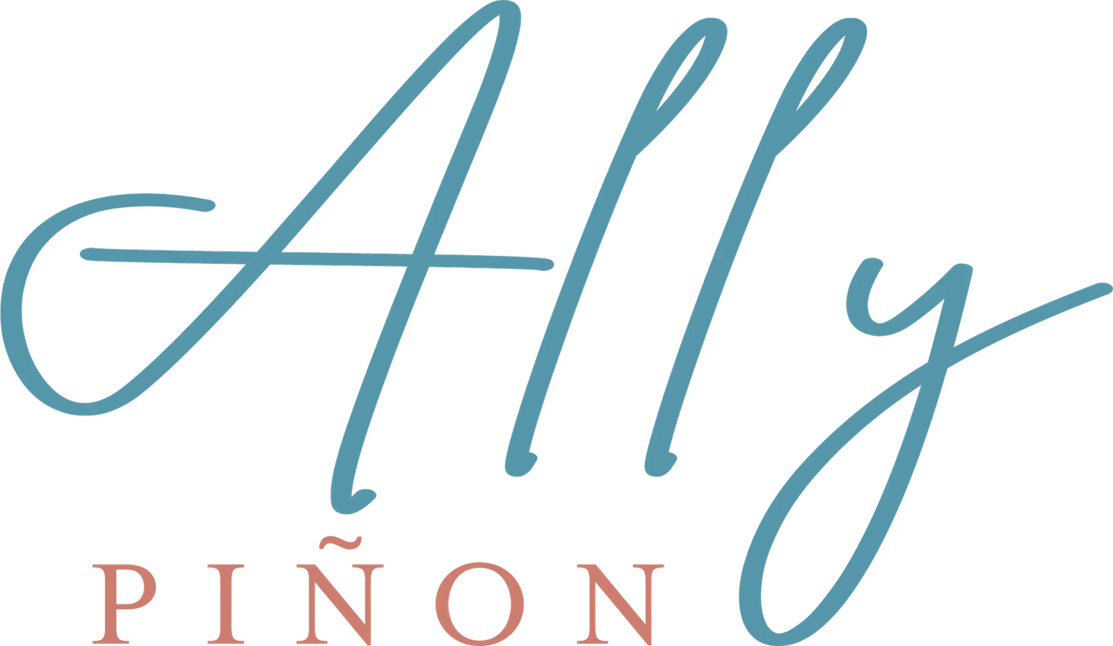 Ally Piñon primary logo and brand mark designed by Desque
