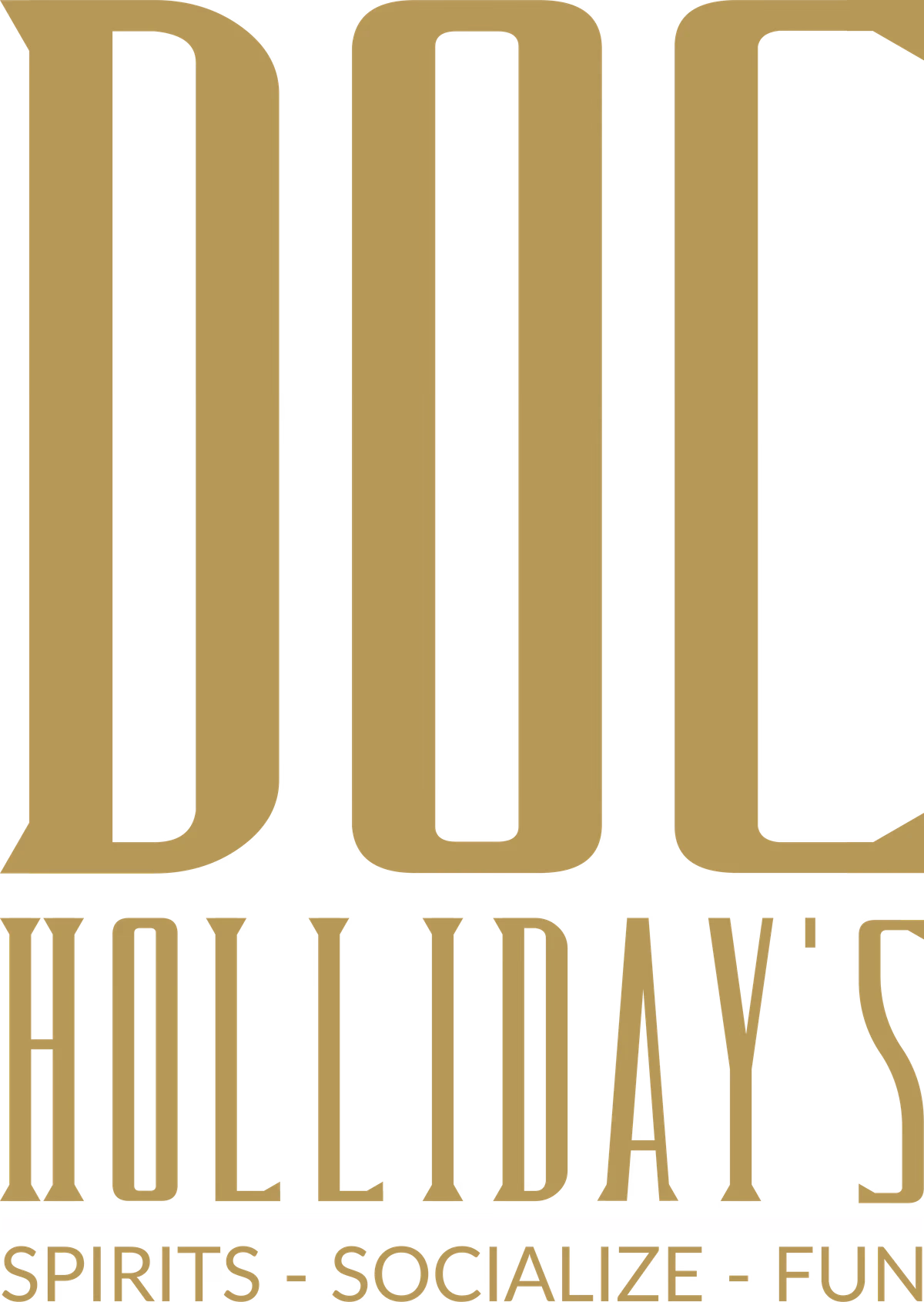 Doc Holliday's primary logo designed by Desque