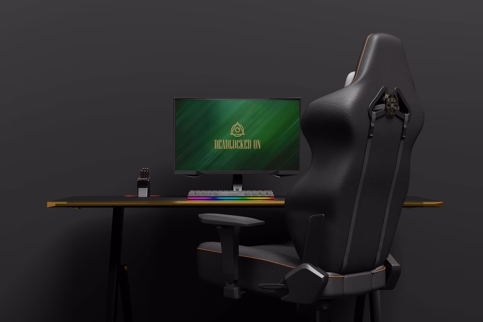 Deadlocked On gaming desktop setup integration by Desque