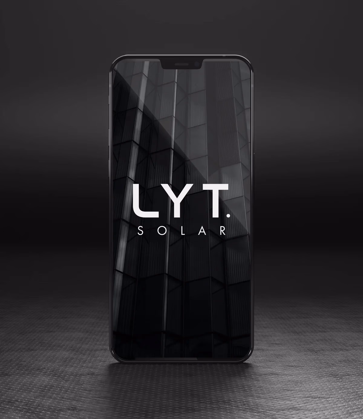 Lyt Solar digital interface mockup designed by Desque