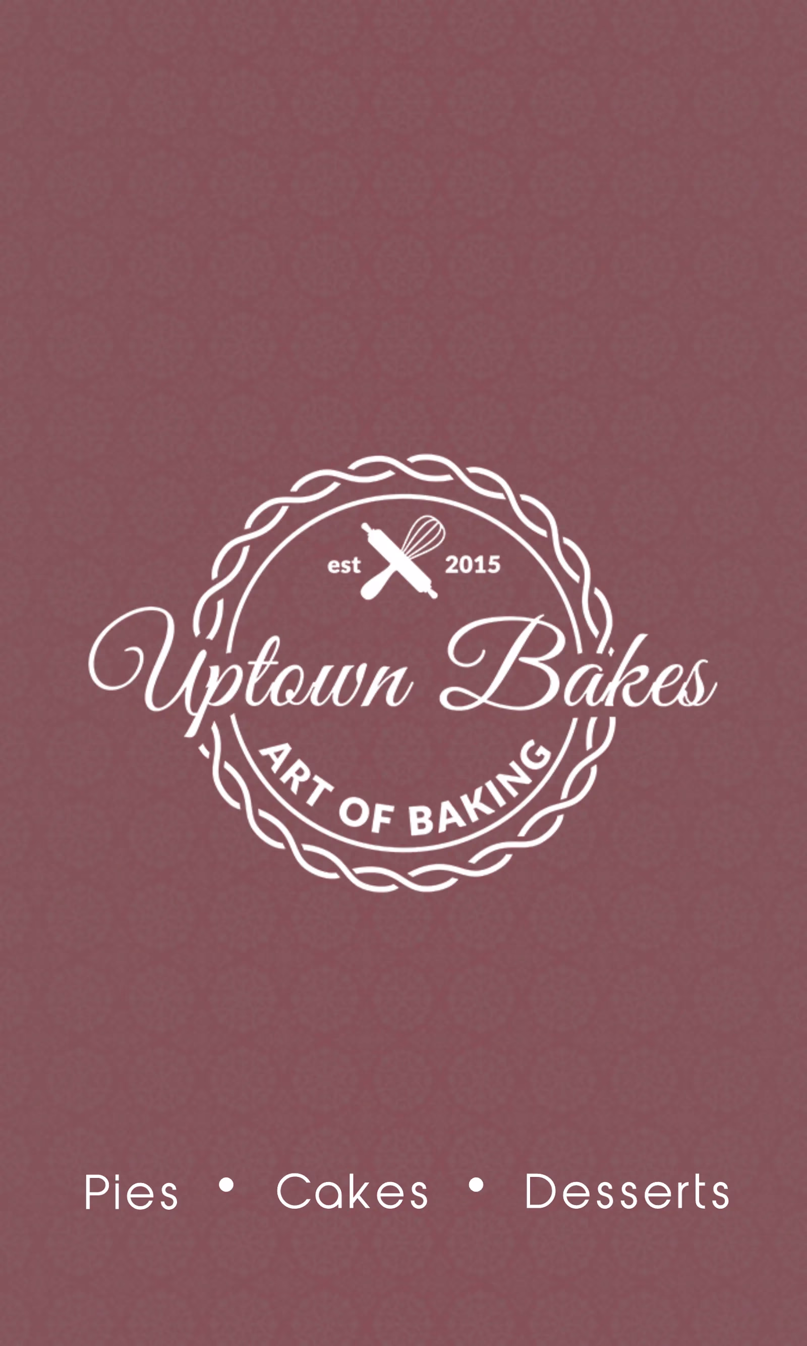 Uptown Bakes business card back designed by Desque