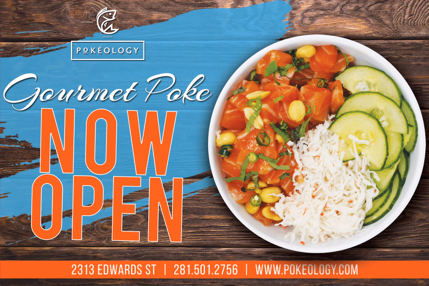 Pokeology EDDM direct mail piece front designed by Desque
