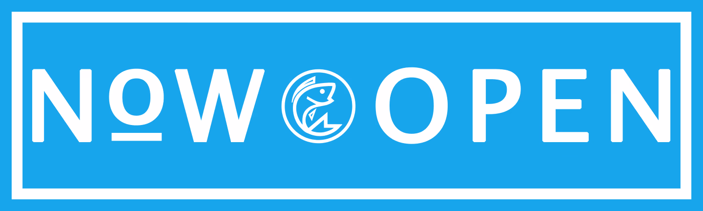 Pokeology now-open banner 120x36 designed by Desque