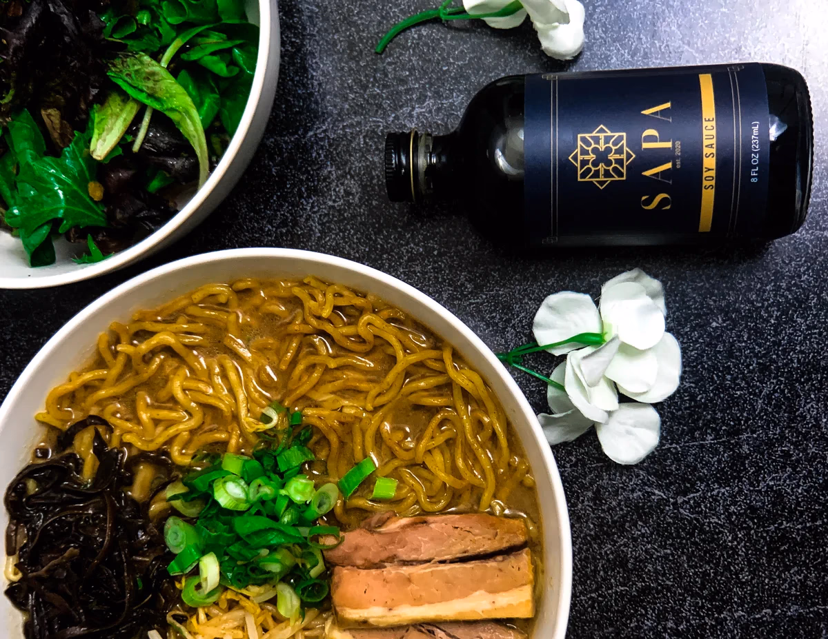 Sapa and Co dark background product photography for Desque