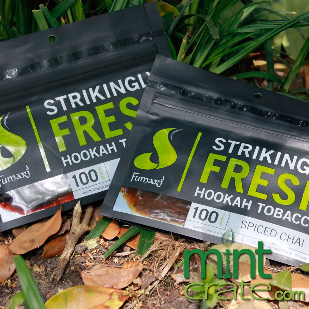Mint Crate Instagram promotional graphic featuring Fumari shisha, designed by Desque