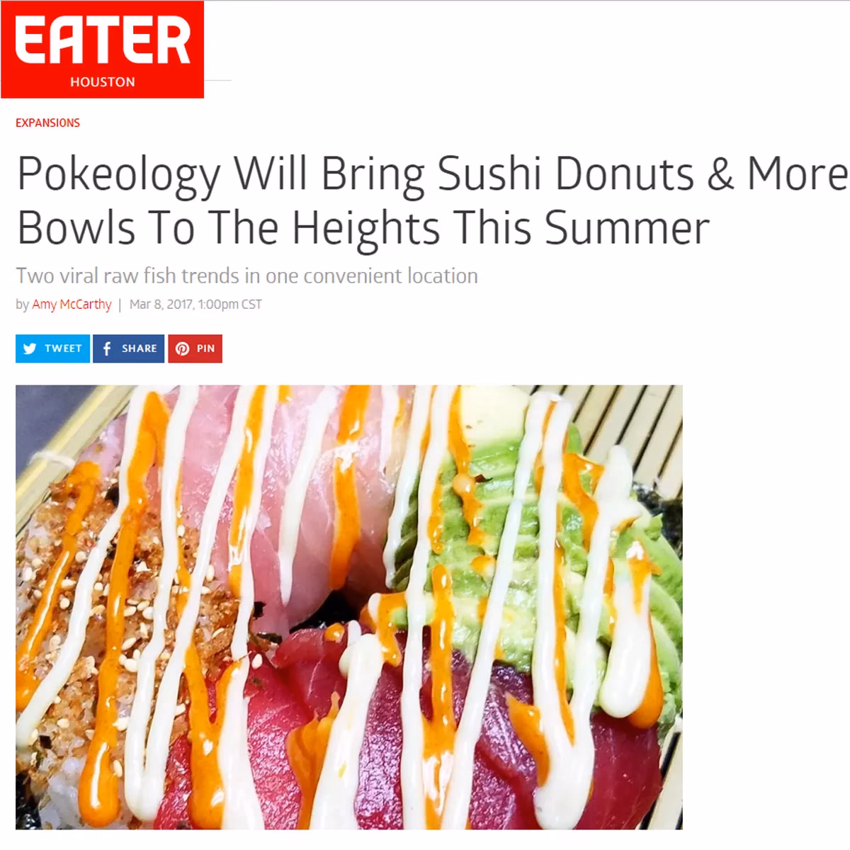 Pokeology Instagram donut post designed by Desque