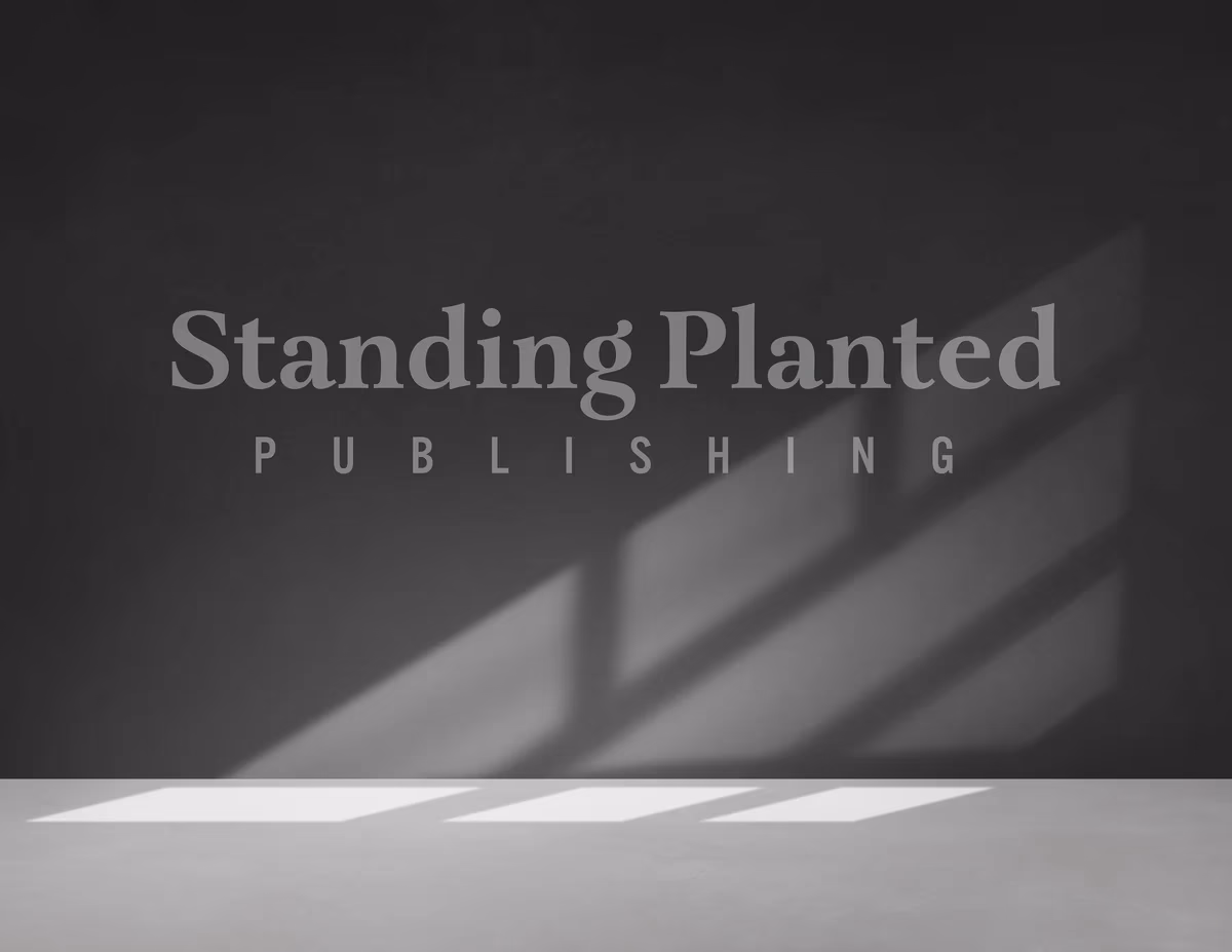 Standing Planted Publishing environmental wall branding application designed by Desque