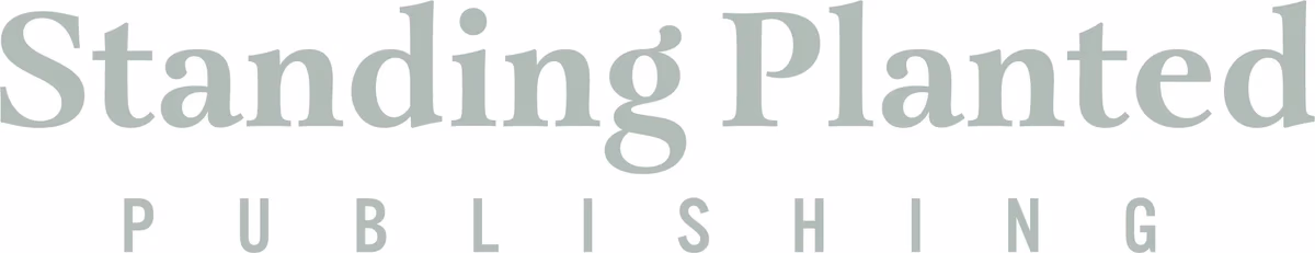 Standing Planted Publishing primary wordmark designed by Desque